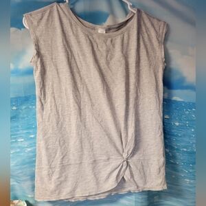 Ivivva By Lululemon Girls Sleeveless Gray Tshirt Size 12